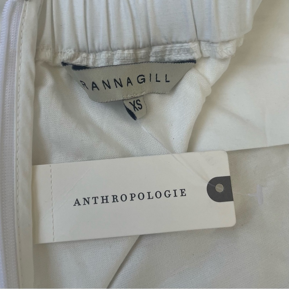 NWT ANTHROPOLOGIE Ranna Gill Shiffly Romper in White - Size XS - Picture 8 of 15
